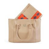 Immaculate Vegan - Melina Bucher Angel Extra Large Vegan Leather Shopper Bag | Beige