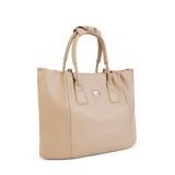 Immaculate Vegan - Melina Bucher Angel Extra Large Vegan Leather Shopper Bag | Beige