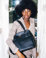 Immaculate Vegan - Melina Bucher Indy Vegan Leather Tote Bag | Nude Beige or Black