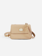 Immaculate Vegan - Melina Bucher Trudy Vegan Leather Crossbody Clutch Bag | Beige