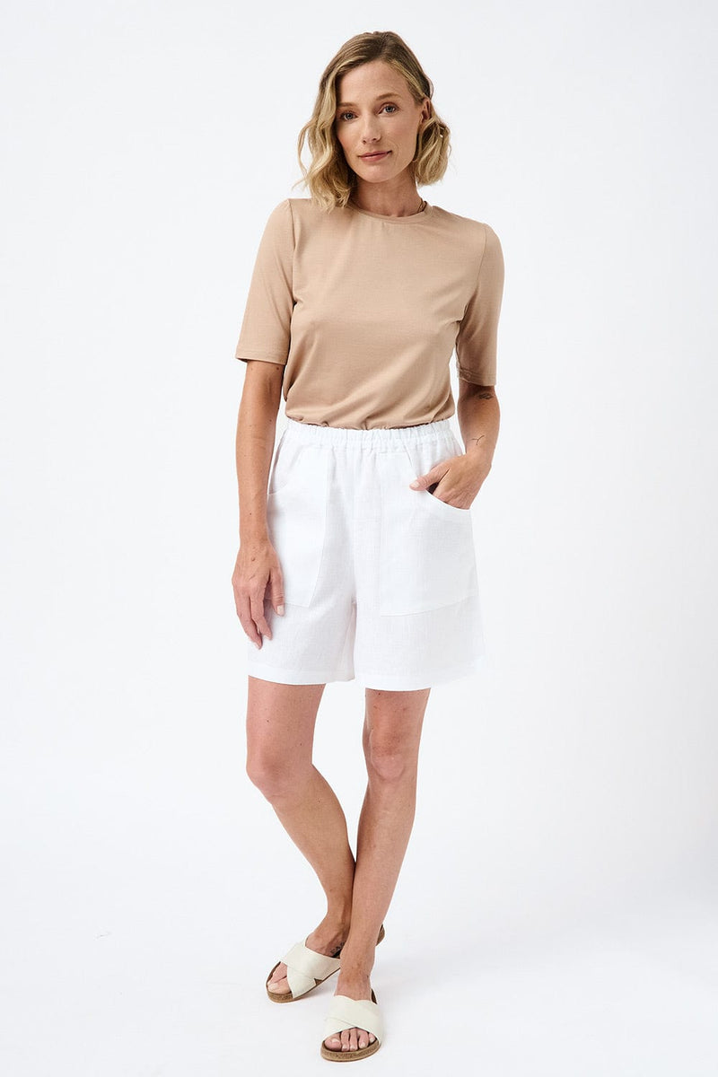 Mila.Vert Linen shorts