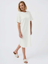 Immaculate Vegan - Mila.Vert Raglan T-shirt dress White / L