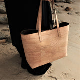Immaculate Vegan - MURMALI Zeta Cork Vegan Tote Bag | Beige Beige