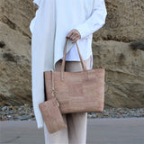 Immaculate Vegan - MURMALI Zeta Cork Vegan Tote Bag | Beige Beige