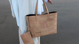 Immaculate Vegan - MURMALI Zeta Cork Vegan Tote Bag | Beige Beige
