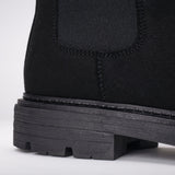 Immaculate Vegan - Nae Faber Black vegan chelsea ankle boot