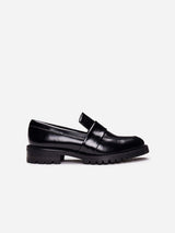 Immaculate Vegan - NAE Vegan Shoes Elena Black vegan loafer chunky sole 42