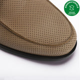 Immaculate Vegan - NAE Vegan Shoes Colen Beige perforated moccasin vegan loafer
