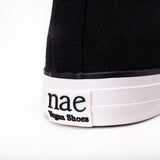 Immaculate Vegan - NAE Vegan Shoes Redo PET Black vegan mid-top vulcanized sneakers