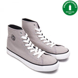 Immaculate Vegan - NAE Vegan Shoes Redo PET Grey vegan mid-top vulcanized sneakers