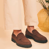 Immaculate Vegan - NAE Vegan Shoes Tango Brown vegan penny loafer