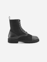 Immaculate Vegan - NOAH - Italian Vegan Shoes Bettina Vegan Leather & Suede Boots | Black
