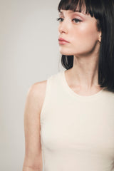 Immaculate Vegan - Organique Cycling Short Jumpsuit in Ecru