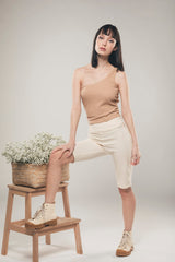 Immaculate Vegan - Organique Cycling Shorts in Ecru