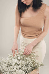 Immaculate Vegan - Organique Cycling Shorts in Ecru