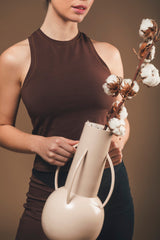 Immaculate Vegan - Organique Tank Top in Brown