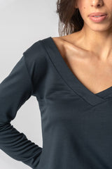 Immaculate Vegan - Organique V Neck Long-sleeve Shirt