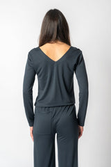Immaculate Vegan - Organique V Neck Long-sleeve Shirt
