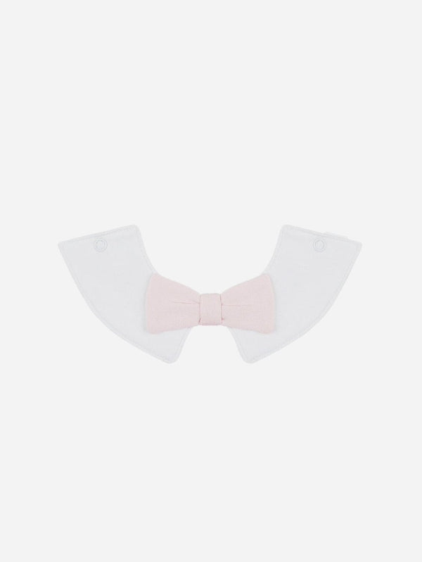 Pop My Way Organic Cotton Bow Tie Collar | Pink