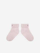 Immaculate Vegan - Pop My Way Organic Cotton Socks | Pink Pink / 0-6 months