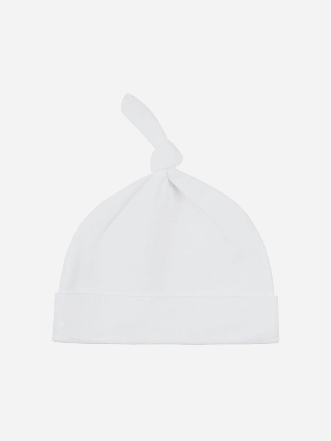 Organic Cotton Newborn Baby Hat White Immaculate Vegan