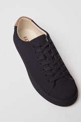 Immaculate Vegan - Ration.L R-Kind Unisex Vegan Leather Trainer| Mercury Black Grained