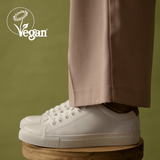 Immaculate Vegan - Ration.L R-Kind Unisex Vegan Leather Trainer | Moon White