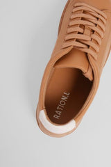 Immaculate Vegan - Ration.L R-Kind Unisex Vegan Leather Trainer | Venus Camel