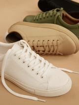 Immaculate Vegan - Ration.L R-Kind Unisex Vegan Leather Trainer | Venus Camel