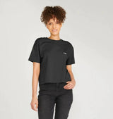 Immaculate Vegan - Reflexone B-Relaxed Crop T-shirt Black