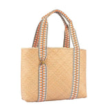 Immaculate Vegan - Stelar Mentawai Handwoven Bamboo Vegan Medium Tote Bag | Natural