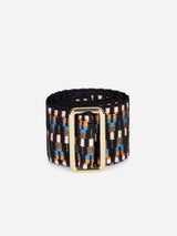 Immaculate Vegan - Stelar Sunda Handwoven Jacquard Vegan Belt | Olive & Sand