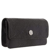 Immaculate Vegan - Sara Vegan Leather Chain Wallet Purse | Black