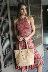 Immaculate Vegan - Simma Tote Bag | Natural Cork