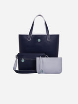 Immaculate Vegan - The Morphbag by GSK 3 Vegan Leather Bags in 1 | Deep Sea & Cloud