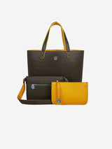 Immaculate Vegan - The Morphbag by GSK 3 Vegan Leather Bags in 1 | Green Pepper & Mustard