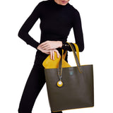 Immaculate Vegan - The Morphbag by GSK 3 Vegan Leather Bags in 1 | Green Pepper & Mustard