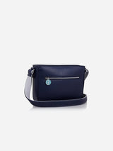 Immaculate Vegan - The Morphbag by GSK Cross-Body Vegan Handbag In Blue & Grey