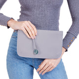 Immaculate Vegan - The Morphbag by GSK Vegan Leather Multi-Function Clutch In Grey