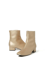 Immaculate Vegan - Urbanima Botanic Vegan Leather Low Heel Ankle Boots | Gold