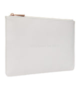 Immaculate Vegan - Votch Classic Essentials Apple Leather Vegan Pouch | Light Grey