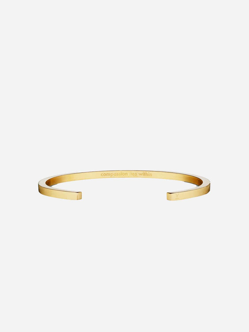 Votch Ilse Collection 316L Stainless Steel Gold Bangle