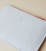 Immaculate Vegan - Votch Light Grey & Rose Gold Card Pouch | Classic Essentials