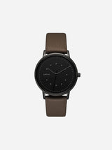 Immaculate Vegan - Votch Lyka All Black Dial Watch | Ash Vegan Leather Strap