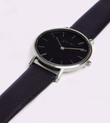 Immaculate Vegan - Votch Silver & Black with Black Face Vegan Watch | Petite