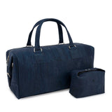 Immaculate Vegan - Watson & Wolfe Cork Weekend Bag in Blue