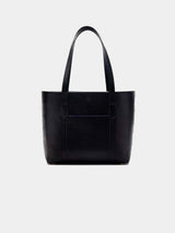 Immaculate Vegan - Watson & Wolfe Maddox Vegan Leather Tote Bag | Black & Cobalt Blue