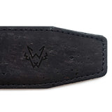 Immaculate Vegan - Watson & Wolfe Three-Piece Construction Cork Vegan Belt | Black