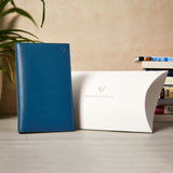 Immaculate Vegan - Watson & Wolfe Travel Wallet Passport Holder in Navy Blue