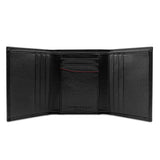 Immaculate Vegan - Watson & Wolfe Trifold Vegan Leather RFID Protective Wallet for Key Belt Chain | Black